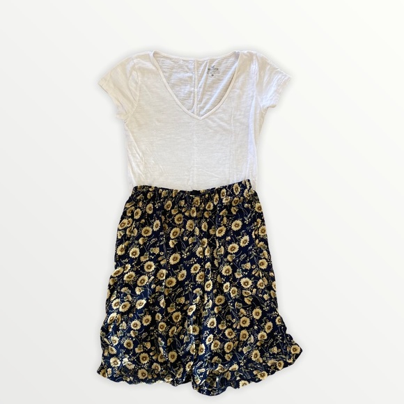 Stefano Basics Pants - Vintage Stefano Basics Floral Pattern Boho Shorts
